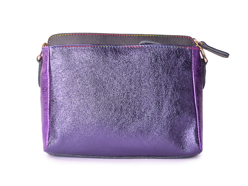 77 Bag - Sac à main patchwork en cuir