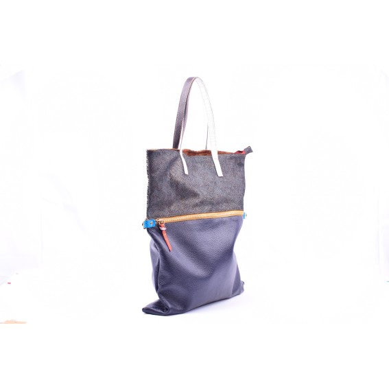 H2o Bag 8 - Leather shoulder shopper
