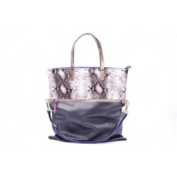 H2o Bag 3 - Leather shoulder shopper