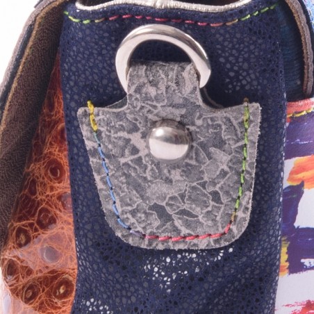 Marmo Seek 1 - Patchwork leather handbag