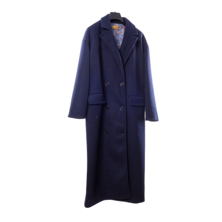Ebarrito Oversize Coat - Blue