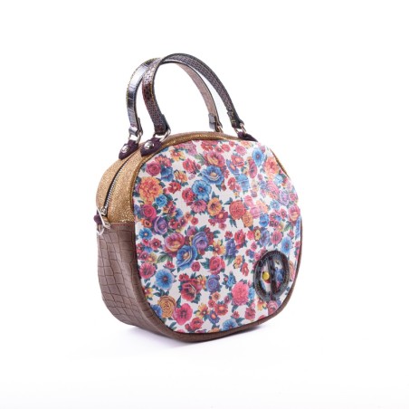 Terra Bag 3 - Patchwork leather handbag