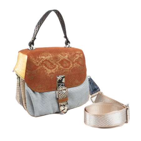 Sic bag - Patchwork leather handbag