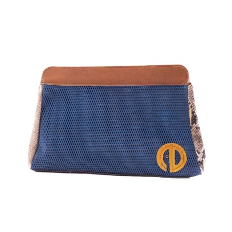 Ister Bag - Clutch in pelle patchwork