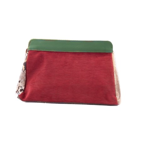 Ister Bag - Patchwork leather clutch