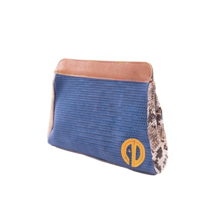Ister Bag - Patchwork leather clutch