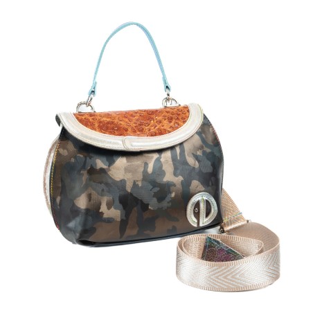 Kleo Bag - Patchwork leather handbag