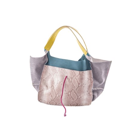 Iter Bag - Borsa a spalla in pelle patchwork