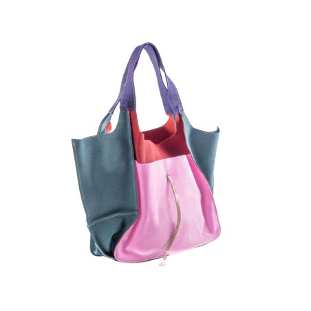 Iter Bag - Patchwork leather shoulder bag