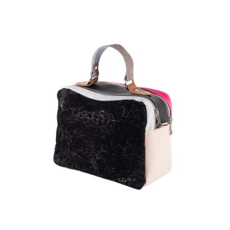 Lotto Bag - Patchwork leather handbag