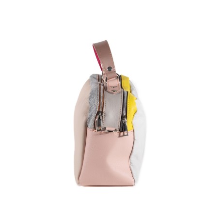 Lotto Bag - Patchwork leather handbag