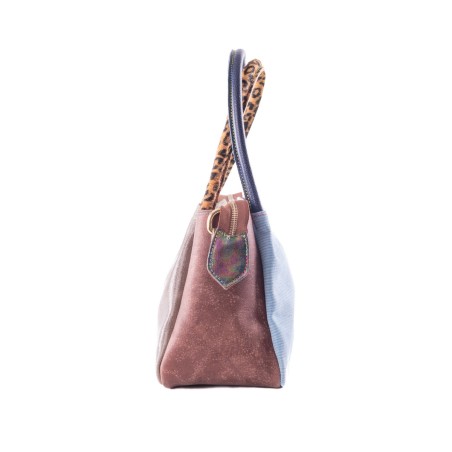 Baltimore Bag - Sac bandoulière en cuir patchwork