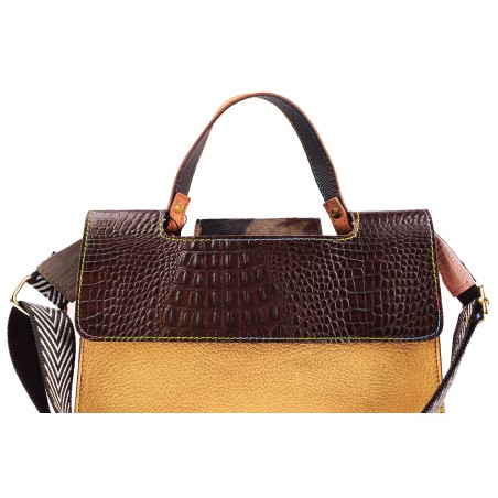 City Yard Bag - Patchwork leather handbag