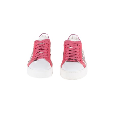 Snap Q1 - Patchwork leather high-top sneakers