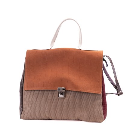Upcycling Mumba - Patchwork leather handbag