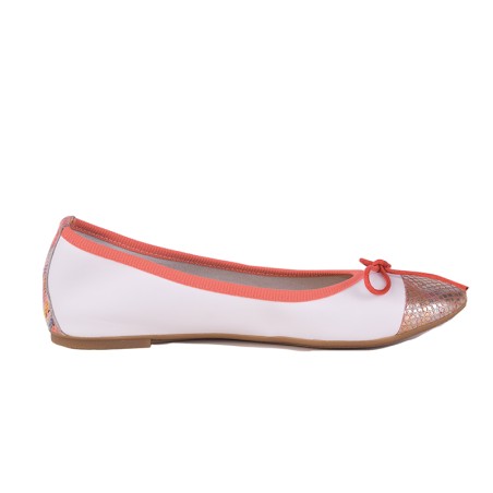 Circus Ballerina - Flat ballet in patchwork leather