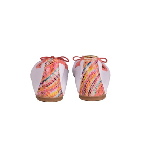 Circus Ballerina - Flat ballet in patchwork leather