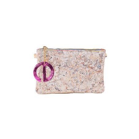 Joy - Pochette in pelle patchwork