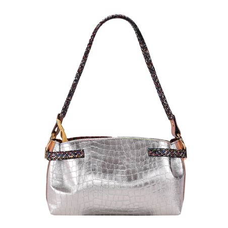 Moira Bag Small - Sac bandoulière en cuir patchwork
