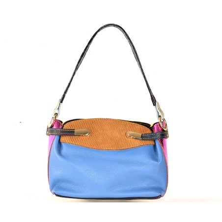 Moira Bag - Borsa a spalla in pelle patchwork