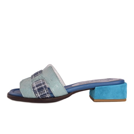 Toda Yoya - Patchwork leather sandal