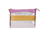 Pieces of Glass - Pochette patchwork en cuir