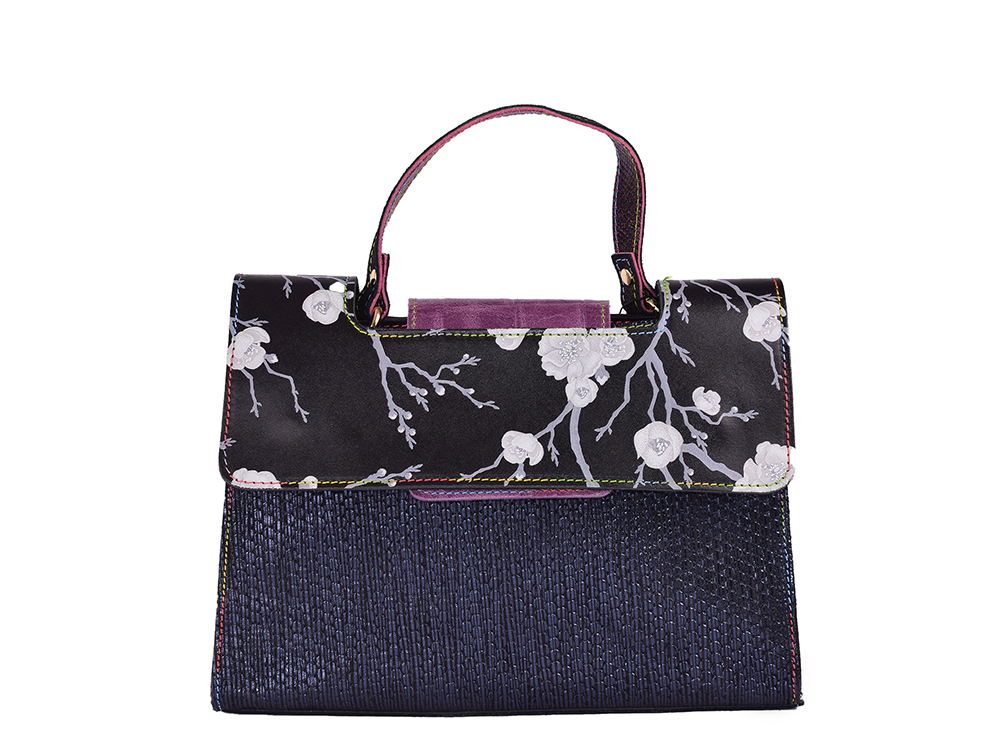 City Yard Bag - Borsa a mano in pelle patchwork