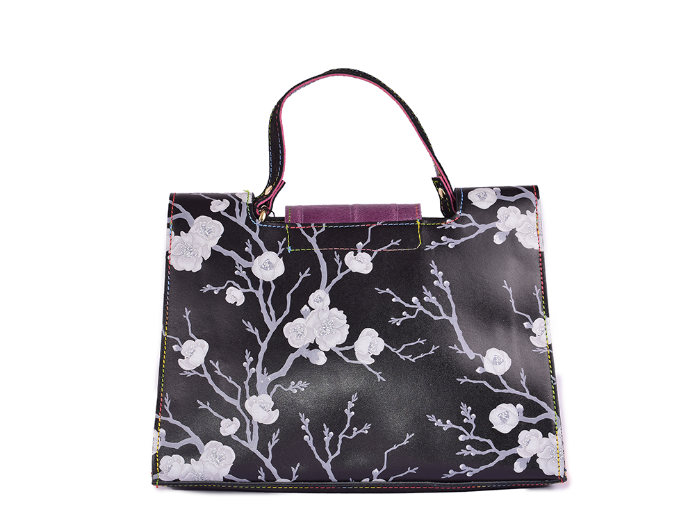 City Yard Bag - Borsa a mano in pelle patchwork