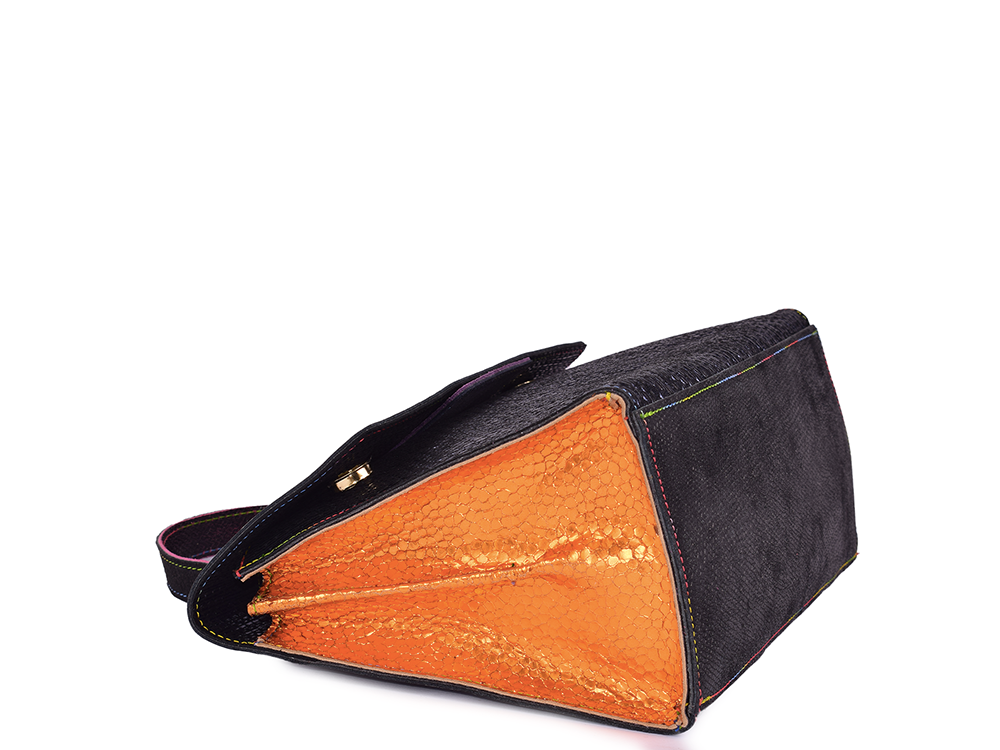 City Yard Bag - Borsa a mano in pelle patchwork