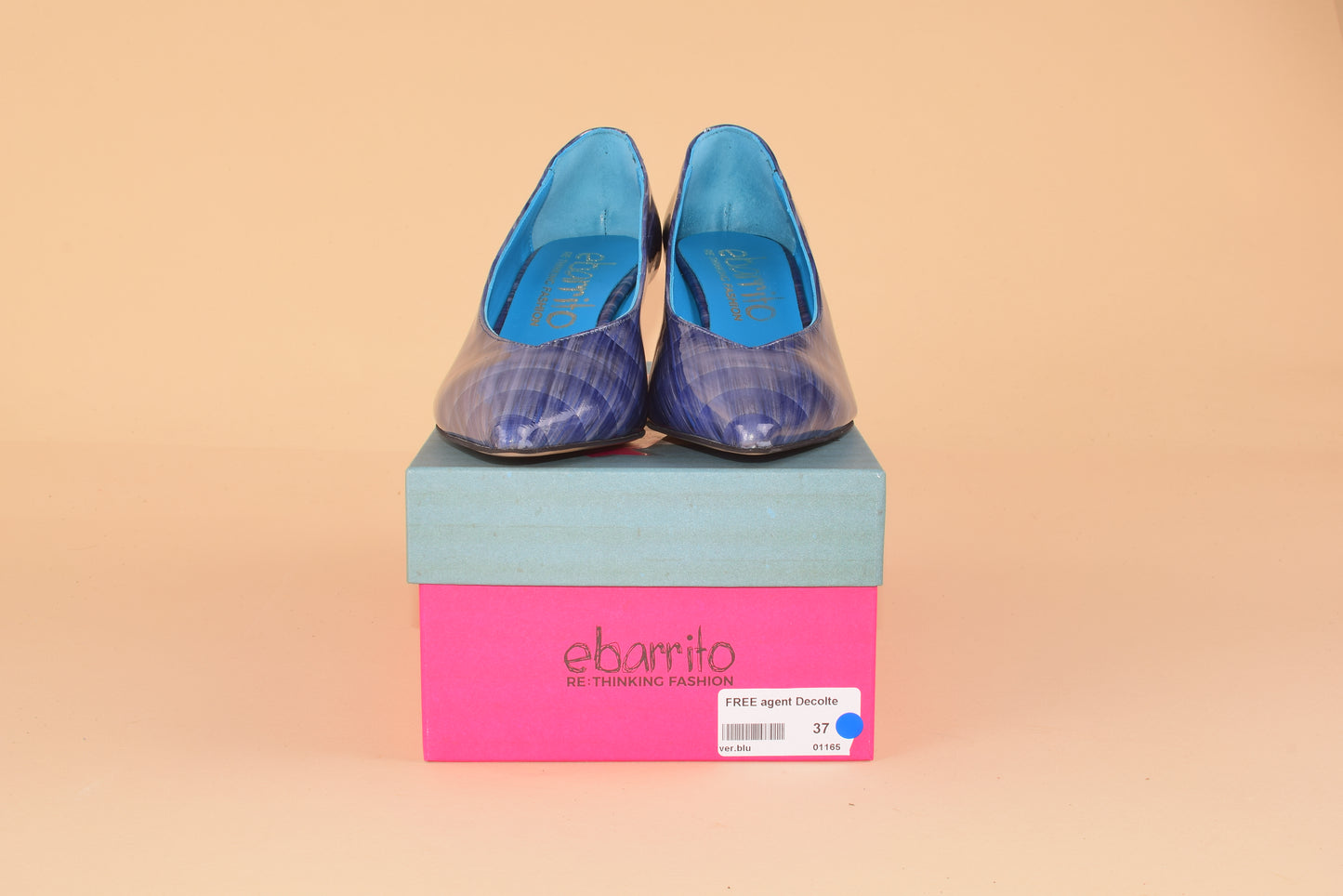 Free Agent Décolleté - Décolleté in pelle patchwork