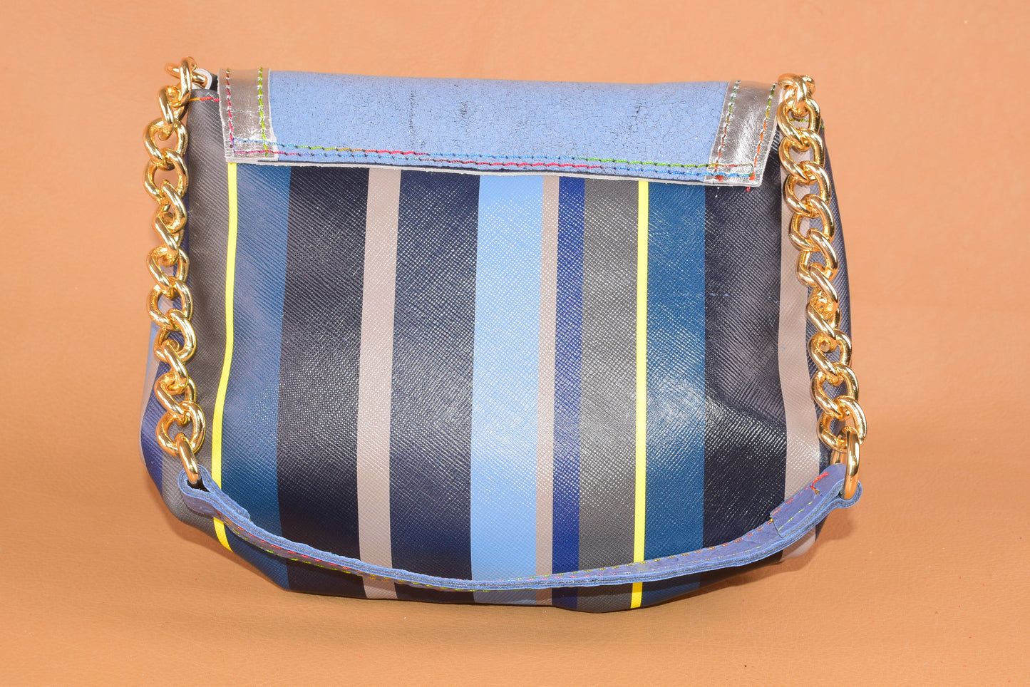 Le Chriffe - Pochette in pelle patchwork