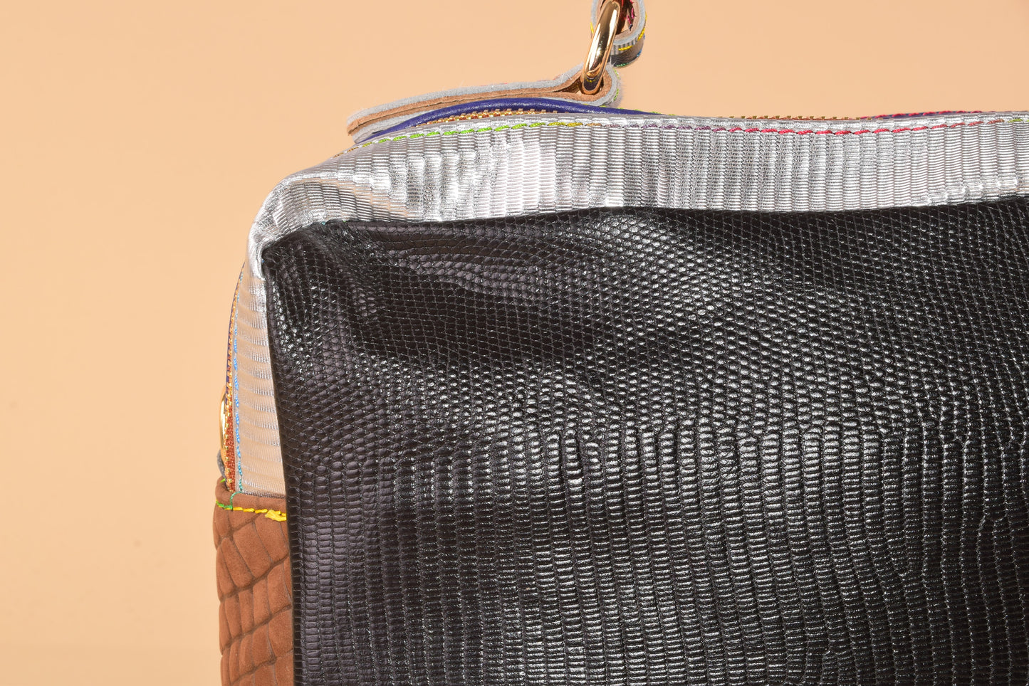 L8 Bag - Borsa a mano in pelle patchwork